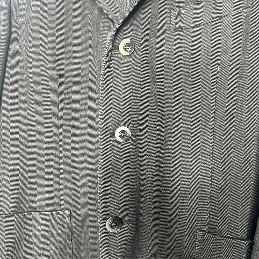 Boglioli Milano COAT Jacket EU52 Herringbone Cotton Blazer
